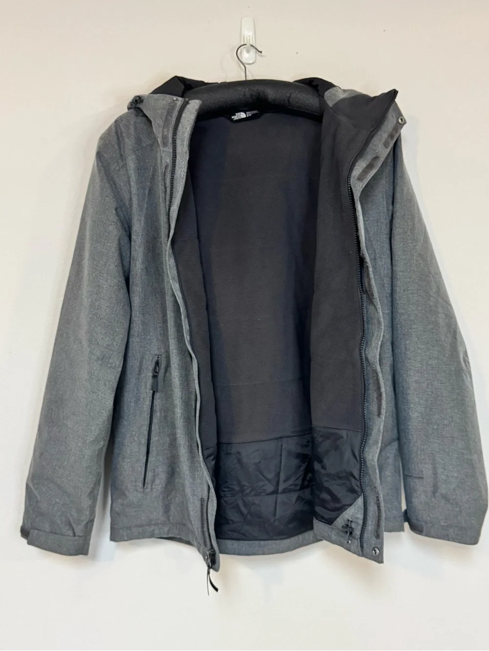 The North Face Men's Inlux Insulated DryVent Jacket - Heather Grey - Size Medium